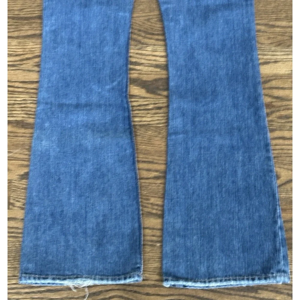 Boot Heel Trading Co Kennett Women Blue Bootcut Jeans Low Rise Size 26x32
